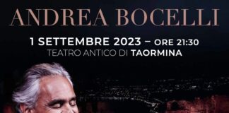 show Andrea Bocelli em Taormina 2023
