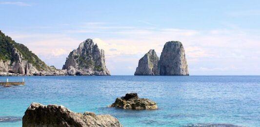 ilha de Capri na Italia