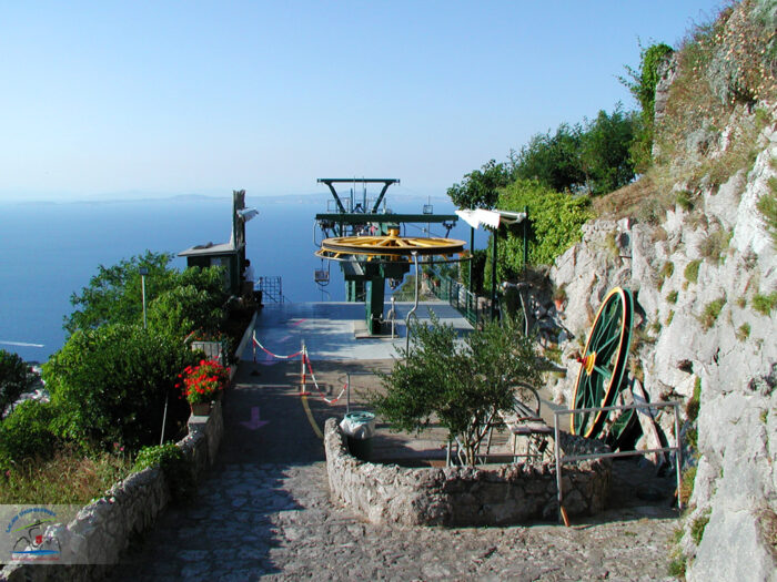 teleférico em Capri