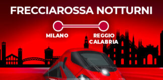 Trens noturnos linha Milão - Calábria