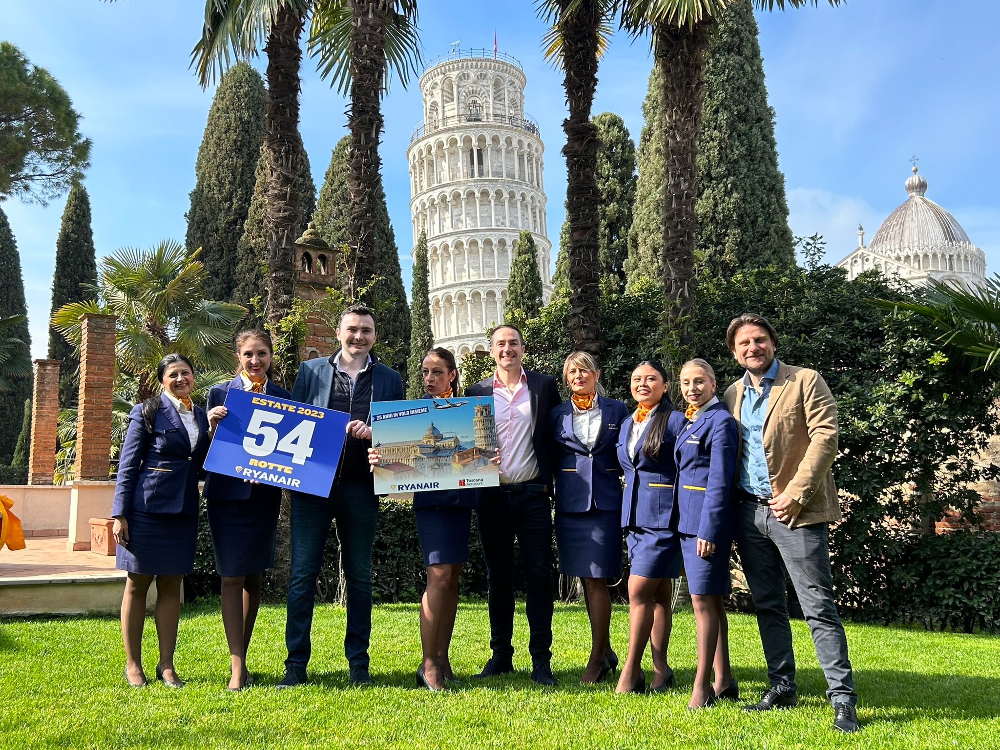 Ryanair e Aeroporto de Pisa: novo acordo e novas rotas para o verão 2023