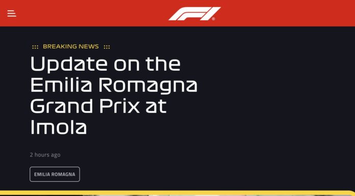 GP de Imola na Italia foi cancelado, veja últimas notícias da F1