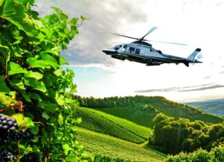 passeio de helicóptero na Toscana - passeios na Toscana diferentes