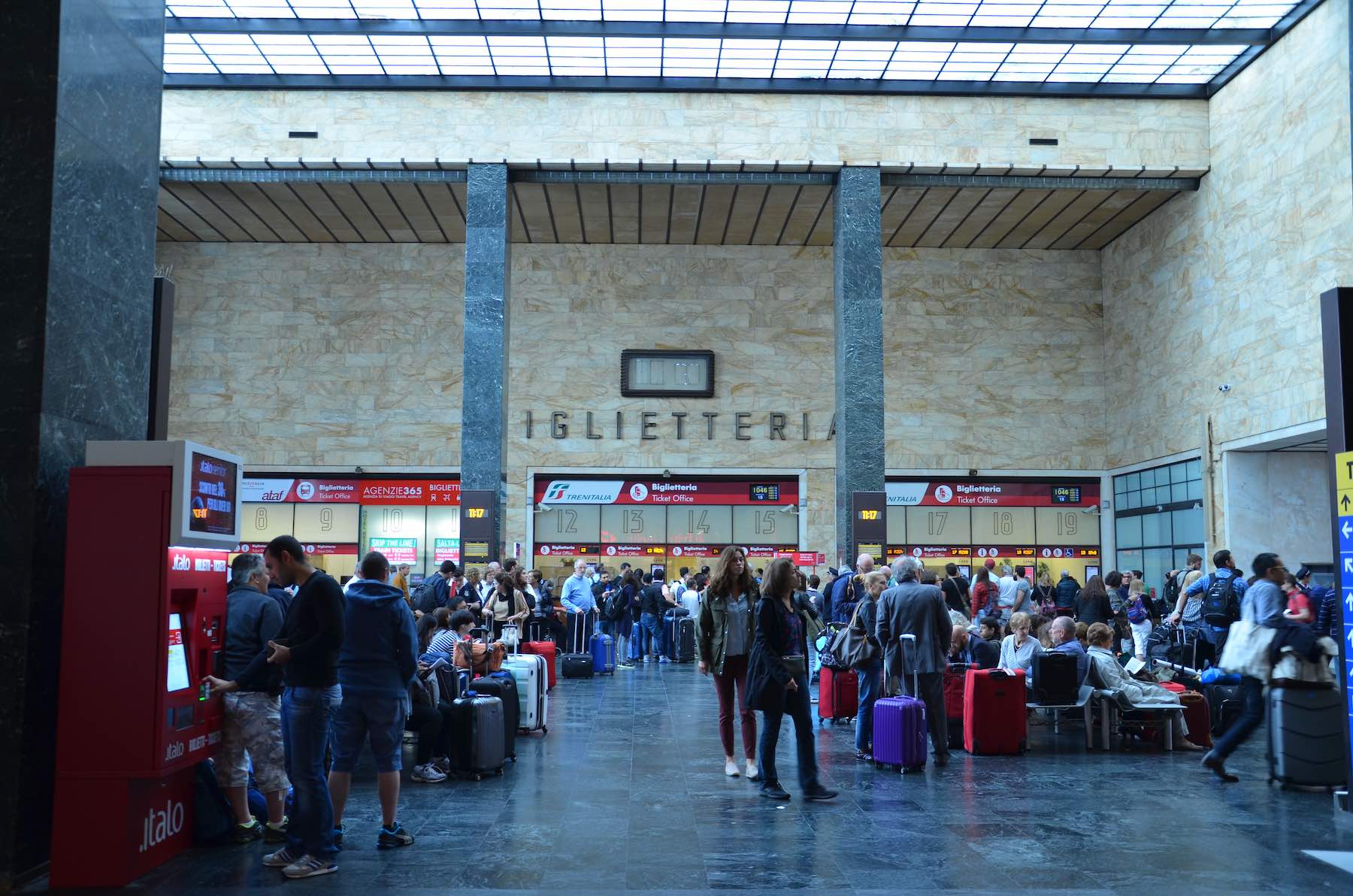 Onde comprar passagens de trem de alta velocidade na Itália 2 bilheteria de passagens de trens de alta velocidade