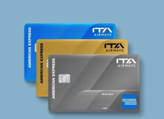 Novos cartões de crédito co-branded ITA Airways e American Express
