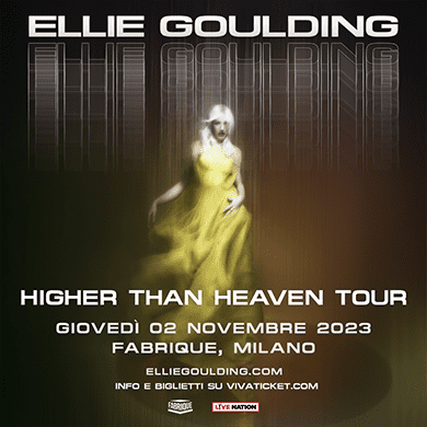 Ellie Goulding em Milão: a artista retorna à Itália em novembro com o imperdível "Higher Than Heaven Tour" 1 Ellie Goulding em Milão: a artista retorna à Itália com o imperdível "Higher Than Heaven Tour"