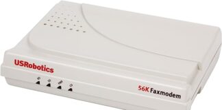 fax modem Dial-up UsRobotics 56K