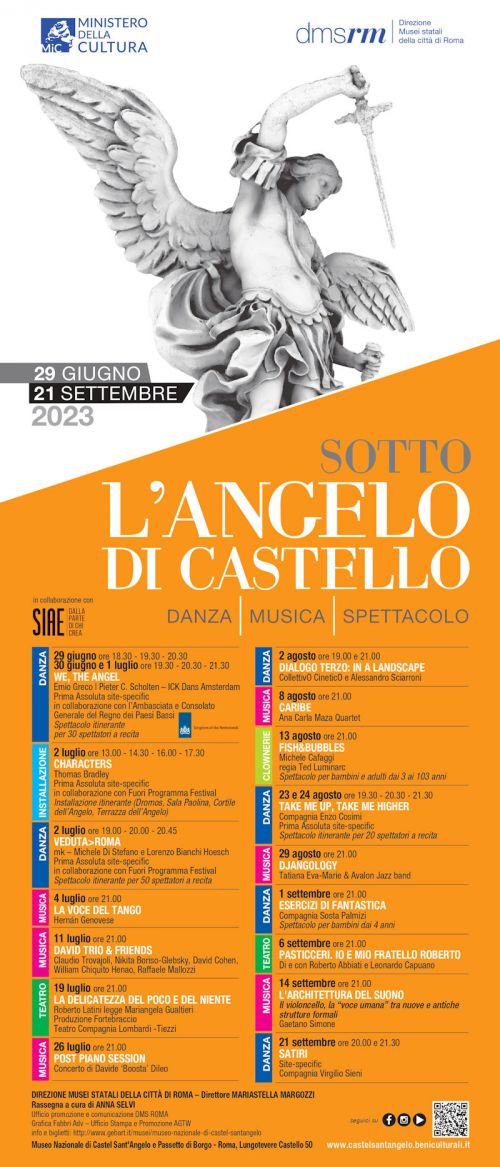 Evento de verão em Roma no Castelo de Santo Angelo 2023