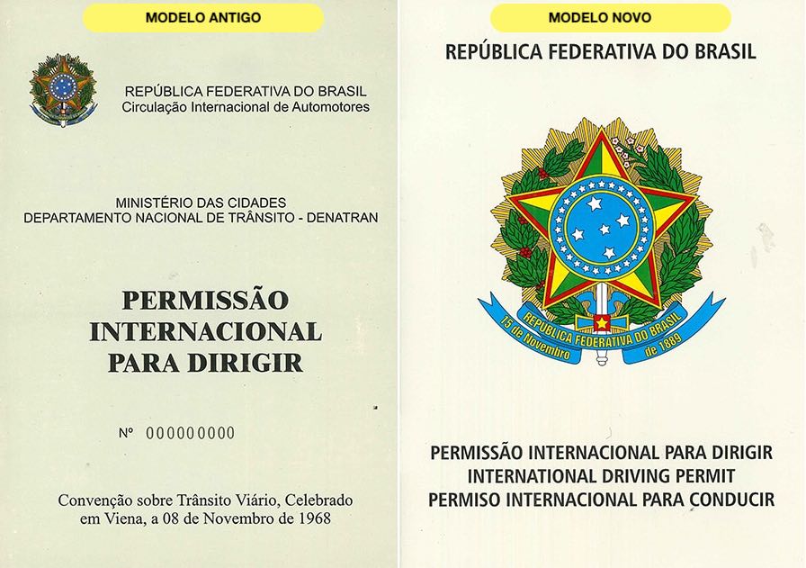 PID, a habilitação internacional para dirigir na Italia - A Permissão Internacional para Dirigir (PID) emitida no Brasil: o modelo antigo e o novo 