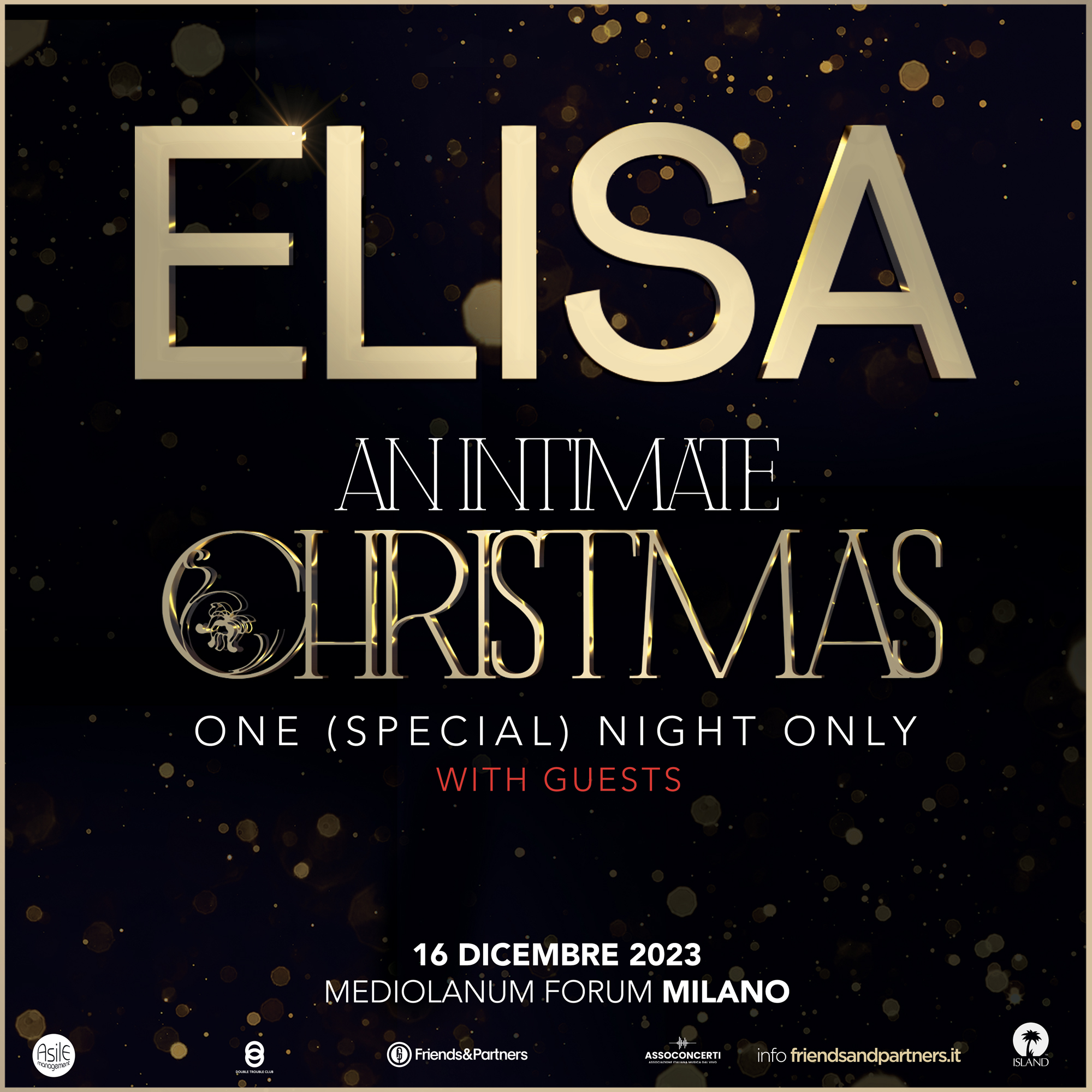 Elisa em Milão, show de Natal