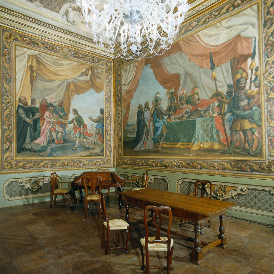 Sala degli Arazzi no Palazzo Comunale de Modena, na Itália