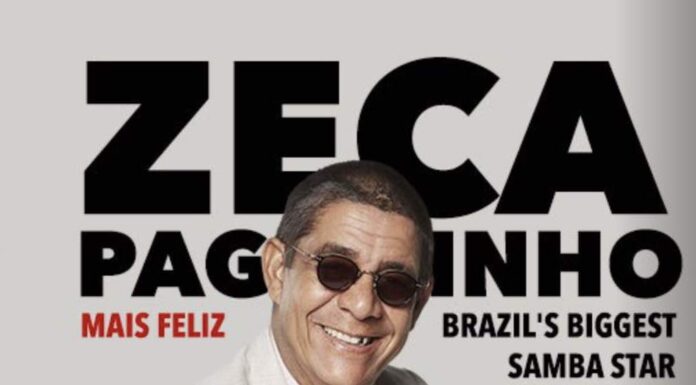 Cartaz oficial do show de Zeca Pagodinho em Milão