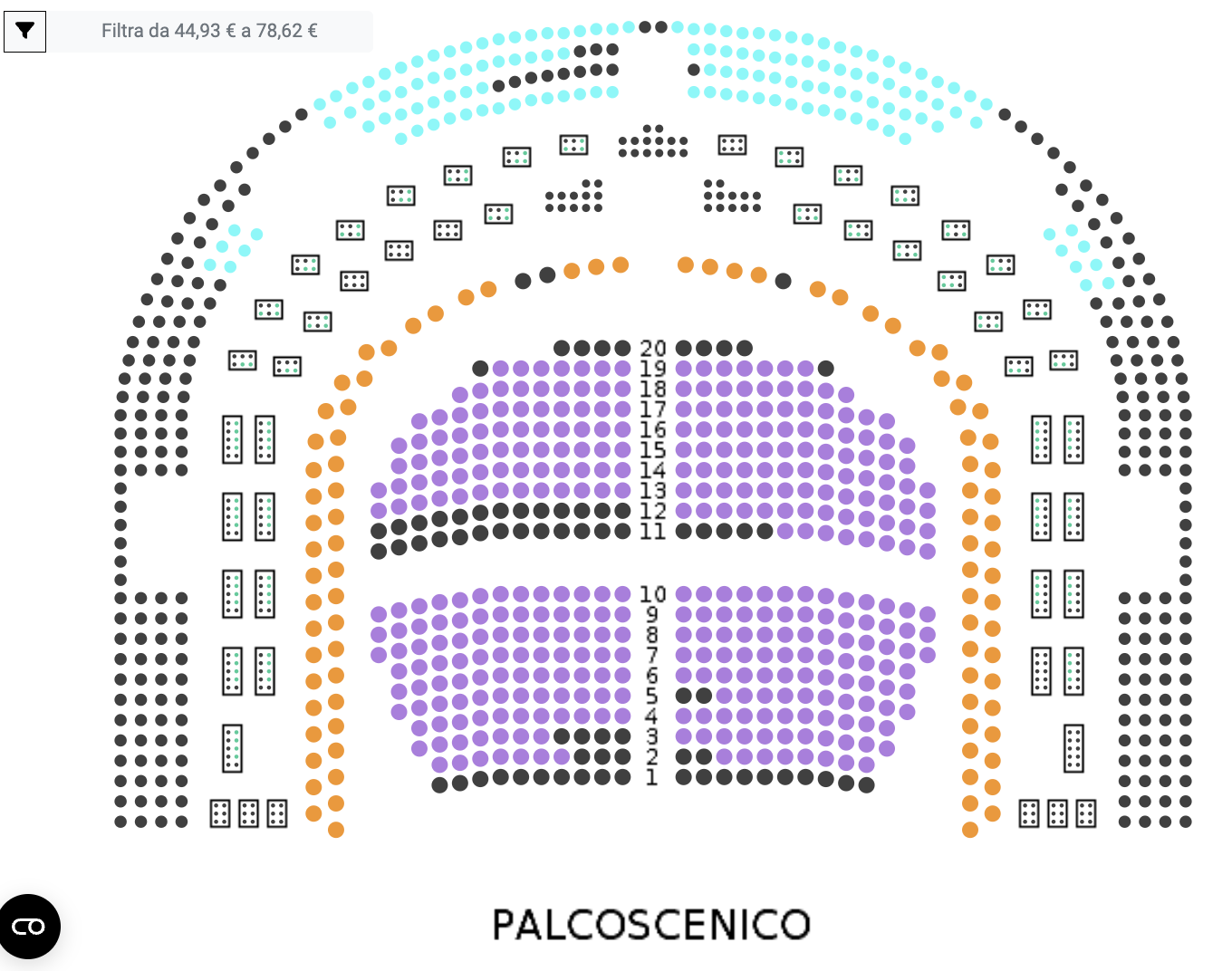 mapa do teatro politeama - Concerto de Ano Novo 2025