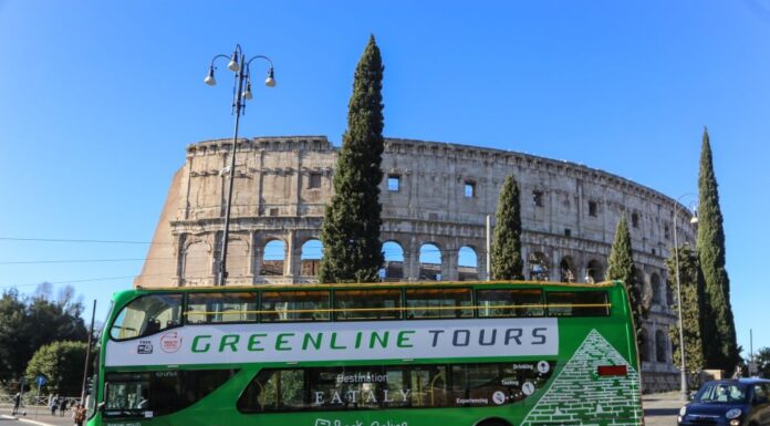 ônibus turístico Green Line Tours em Roma
