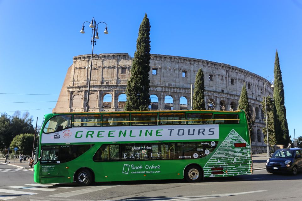 ônibus turístico Green Line Tours em Roma