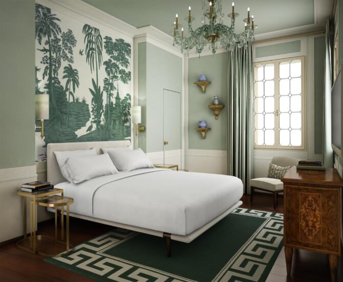 quarto de design em Veneza em hotel 5 estreas - Violino d'Oro