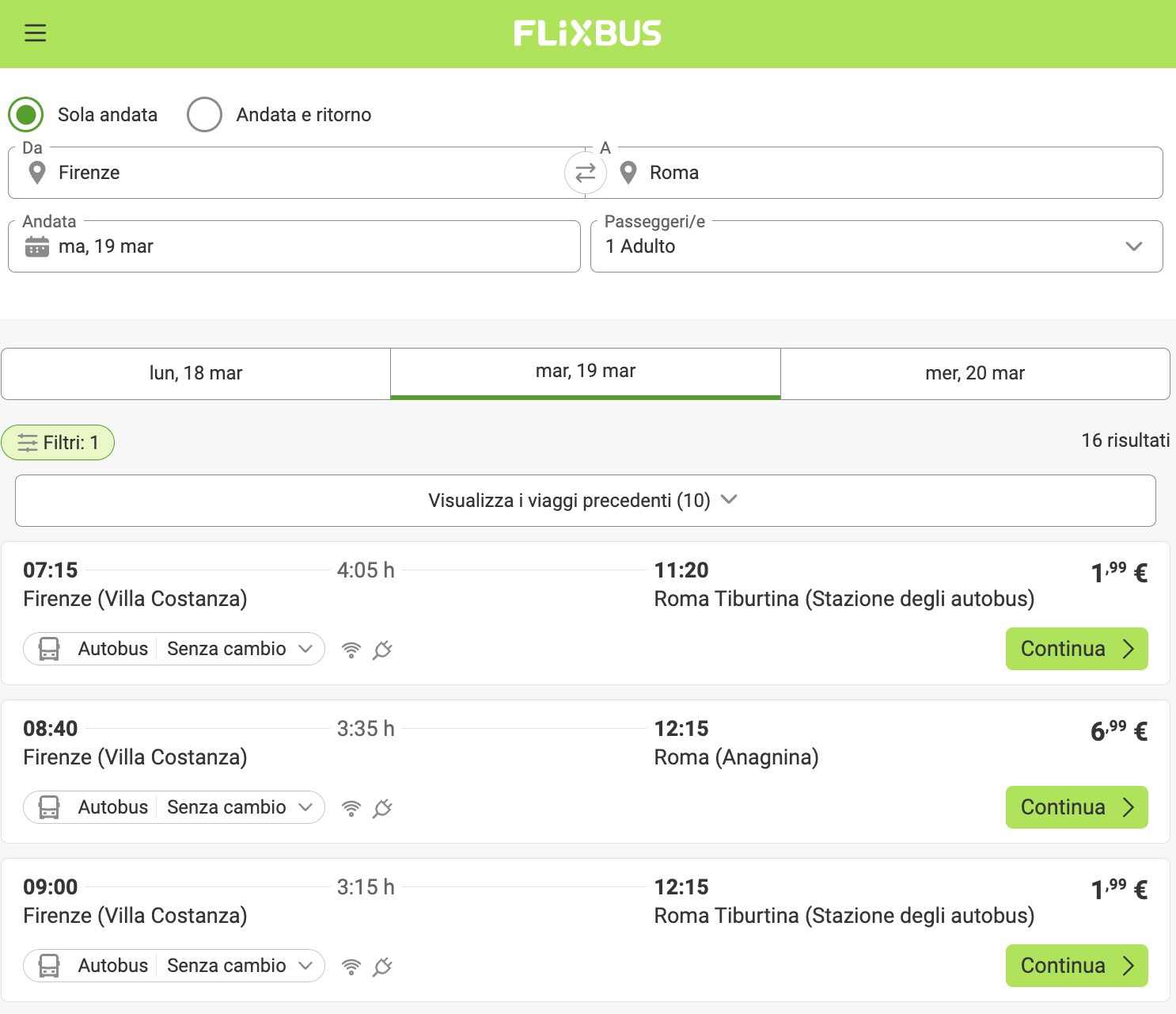Melhor forma de ir de Florença a Roma 5 ônibus de Florença para Roma