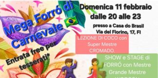 Carnaval para brasileiros em Florença