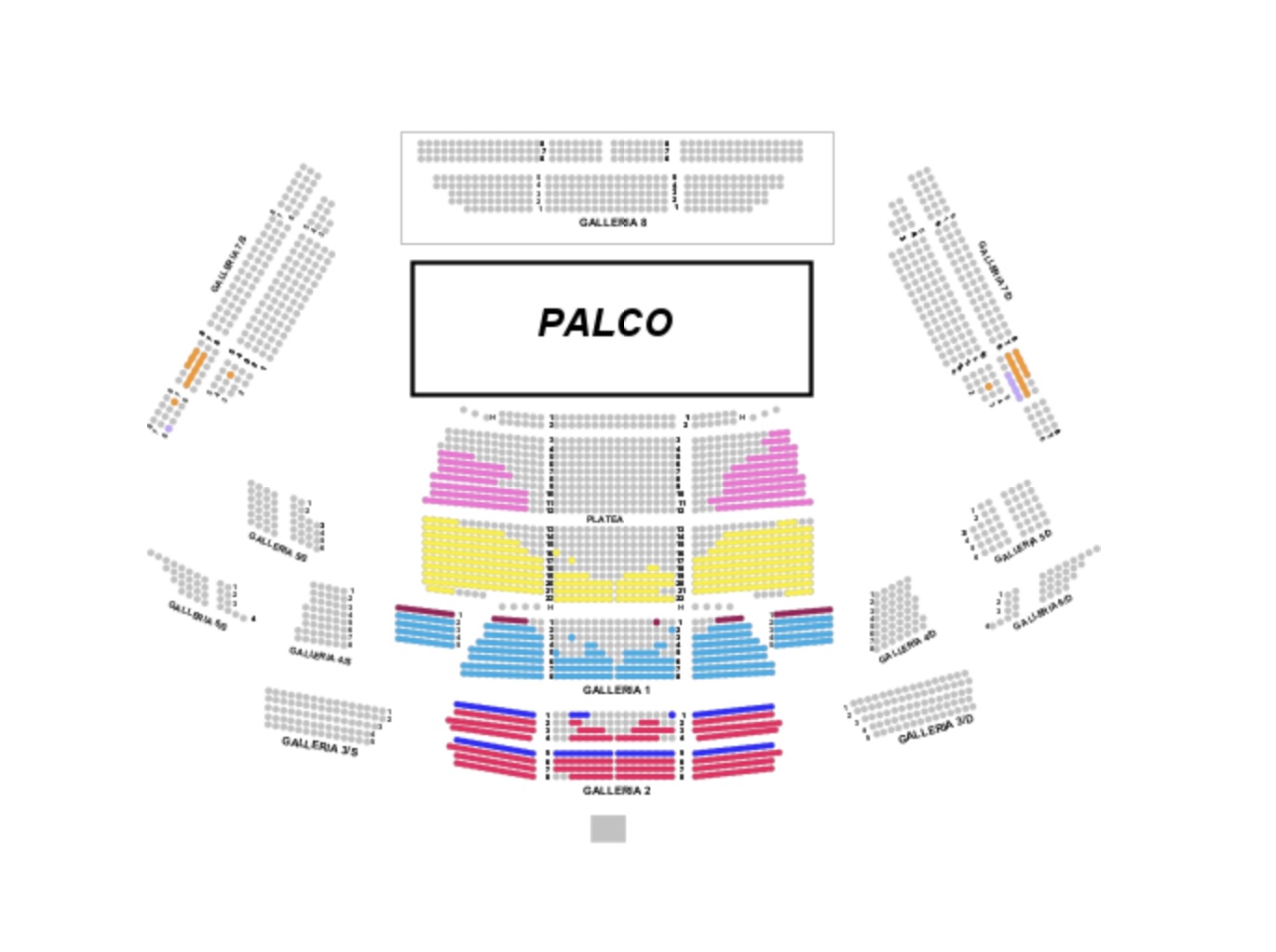 Show da Marisa Monte em Roma em 2026: clique na planta para escolher o seu ingresso