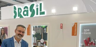 marca brasileira de cosméticos na Cosmoprof de Bolonha 2024