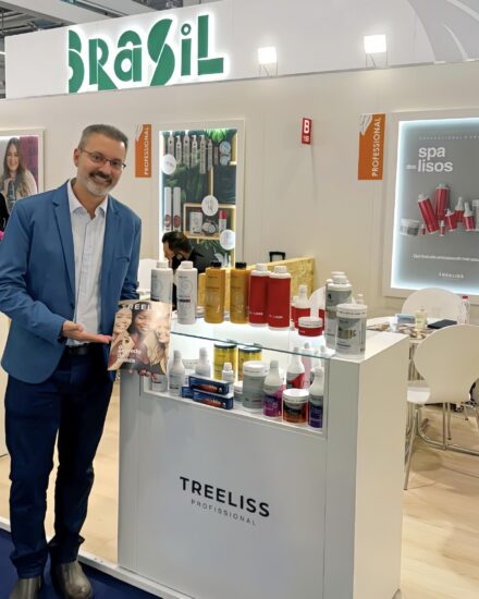 Marca brasileira de cosméticos na Cosmoprof de Bolonha 