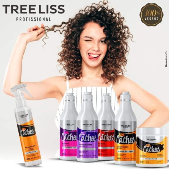 Spa dos Cachos, produtos brasileiros para cabelos da marca Treeliss Professional