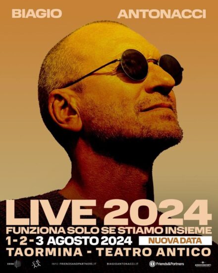Show de Biagio Antonacci em Taormina, garanta já seu ingresso 1 Show de Biagio Antonacci em Taormina, garanta já seu ingresso