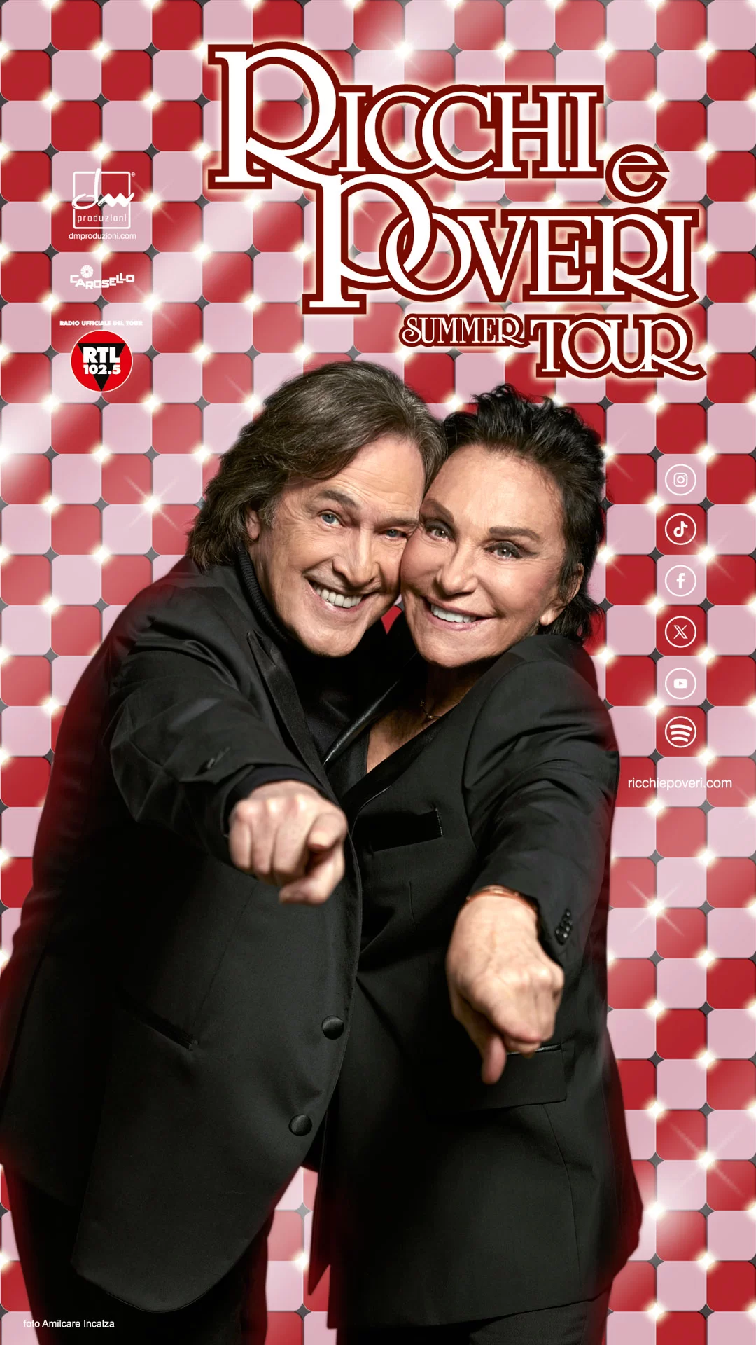 Ingressos para show de Ricchi e Poveri em Taormina - Summer Tour