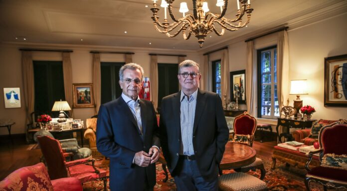 Reconhecimento de Italianos no Mundo: Prêmio Ciccillo Matarazzo - Na foto: Andrea Matarazzo e Rubens Ometto