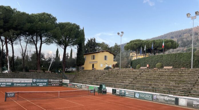 42º edição do ITF World Tennis Tour Juniors em Prato O campo principal do Tc Prato, na Toscana, Itália, onde acontece a 42º edição do ITF World Tennis Tour Juniors em Prato