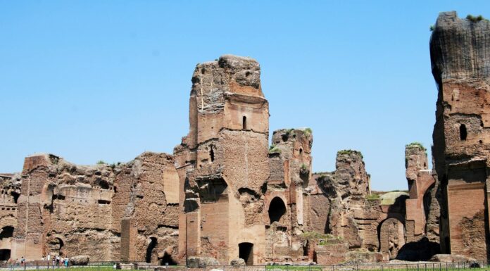 Termas de Caracalla em Roma na Italia