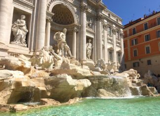 Fontana di Trevi, a mais famosa das fontes de Roma