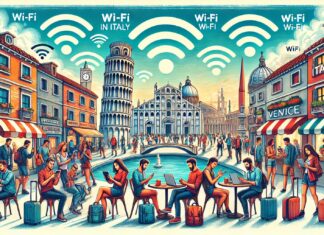 Internet na Itália para viajantes - ilustração