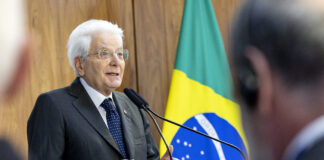 O Presidente da República Sergio Mattarella no Brasil - foto tirada em Brasília no dia 15 de julho de 2024 por Paolo Giandotti - Assessoria de Imprensa e Comunicação da Presidência da República