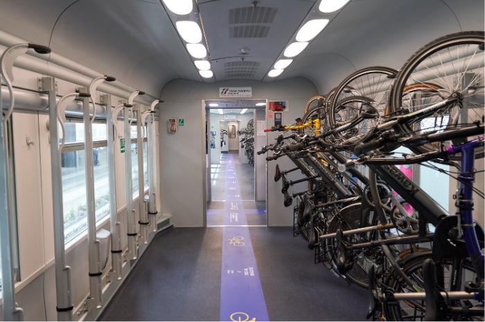 Transporte de bicicletas - Trens turísticos Trenitalia