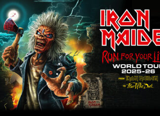 Iron Maiden em Pádua: "RUN FOR YOUR LIVES WORLD TOUR 2026"