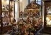 Algumas das estátuas preciosas criadas pela Bottega Ferrigno na rua dos Presépios em Nápoles (Via San Gregorio Armeno 8) / foto: divulgação