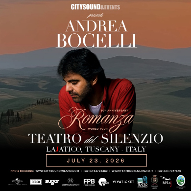 Show de Andrea Bocelli na Toscana