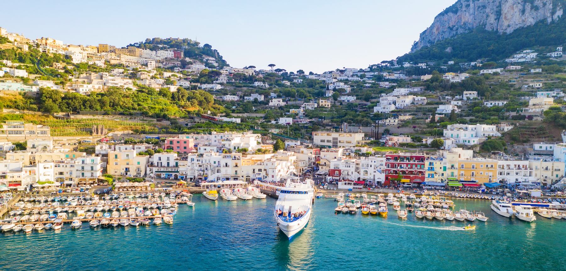 porto de Marina Grande, Ilha de Capri, Italia
