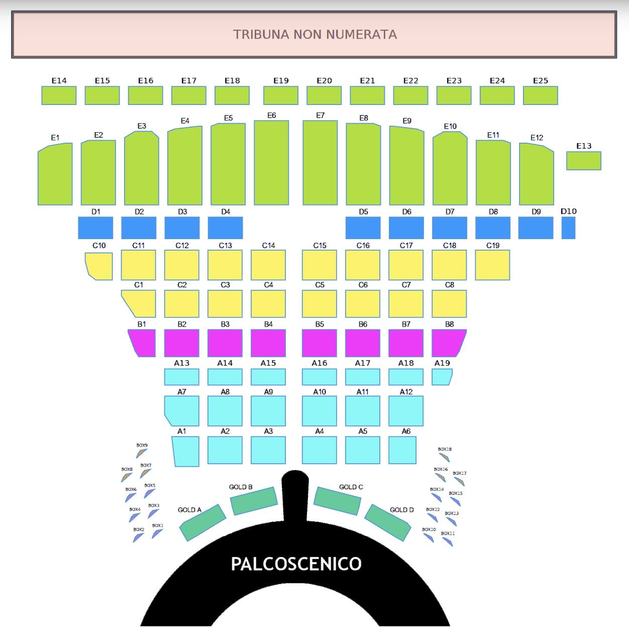 mapa do Teatro del Silenzio onde acontecerá o show de Bocelli na Toscana