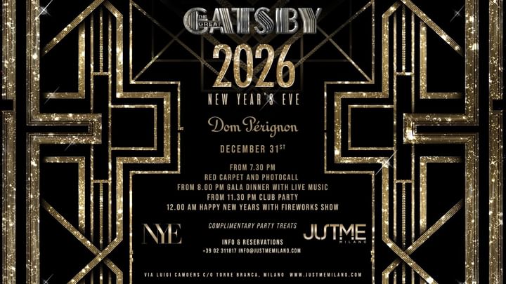 Réveillon em Milão 2025-2026: o que fazer na Virada do Ano 1 Festa de No Novo no Just Cavalli Milano 2026 - 31/12/2025