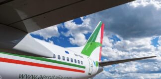 Voo Direto entre Malpensa e Fiumicino - na foto um avião da companhia aérea Aeeroitalia