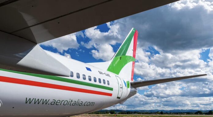 Voo Direto entre Malpensa e Fiumicino - na foto um avião da companhia aérea Aeeroitalia