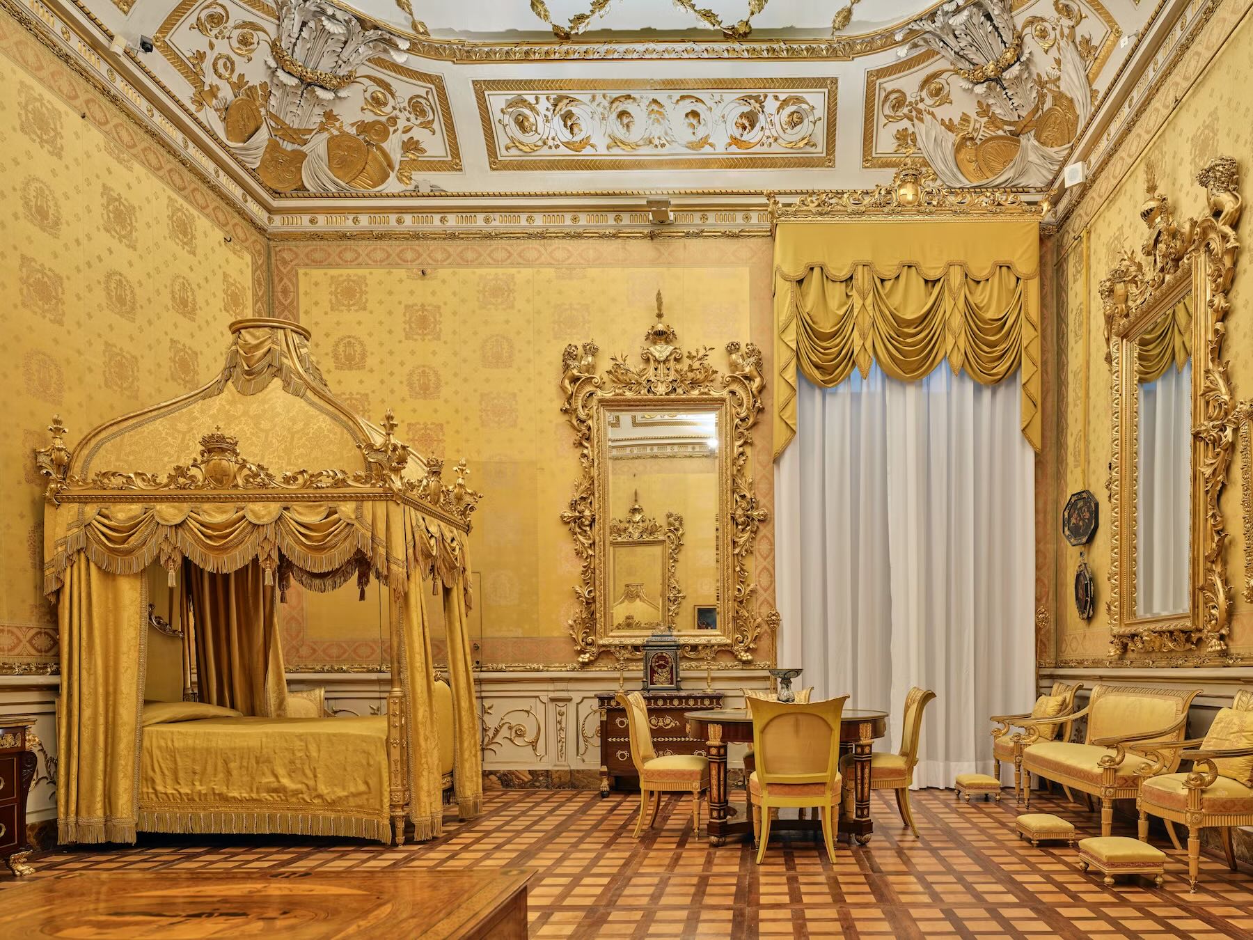Os apartamentos Reais do Palazzo Pitti - Quarto do Rei
