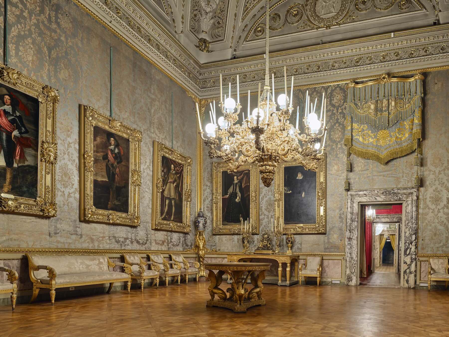 Os apartamentos Reais do Palazzo Pitti - Salotto Celeste