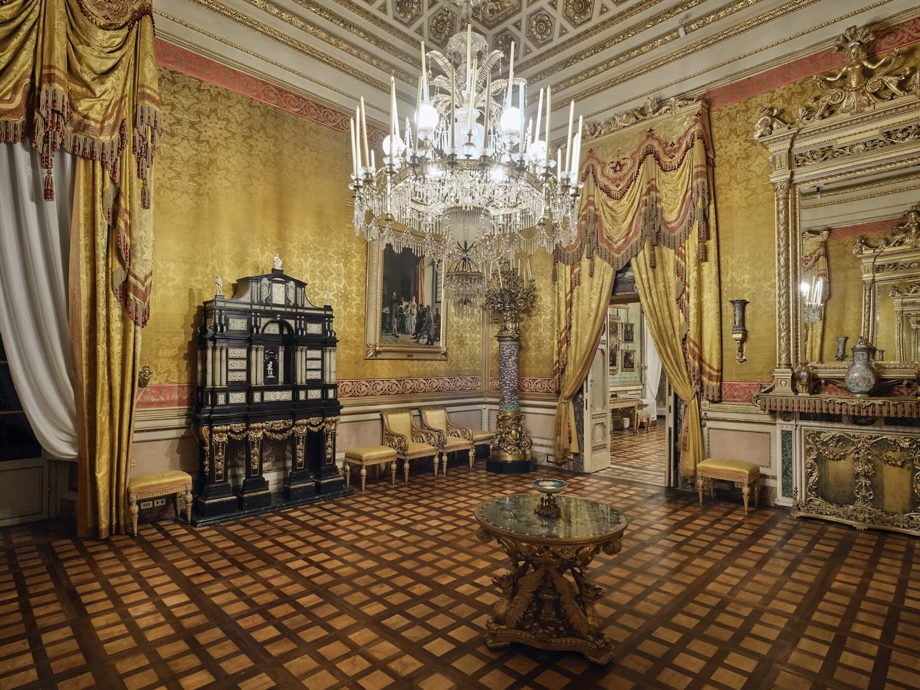 Os apartamentos Reais do Palazzo Pitti - Salotto della Regina