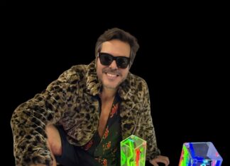 O artista brasileiro Alê Jordão no FuoriSalone 2025