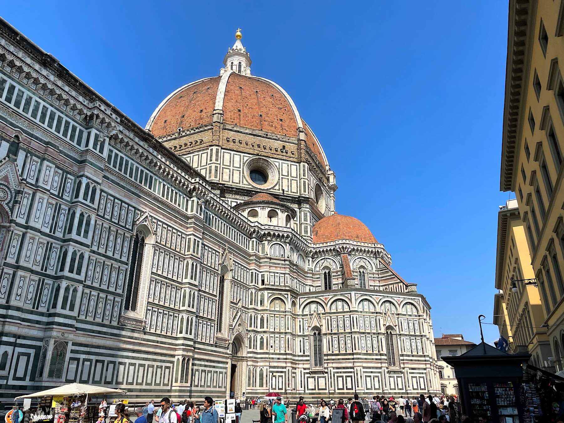 Florença em maio - A Catedral de Florença com a cúpula de Brunelleschi (foto tirada em 21 de maio de 2023 às 15h40)
