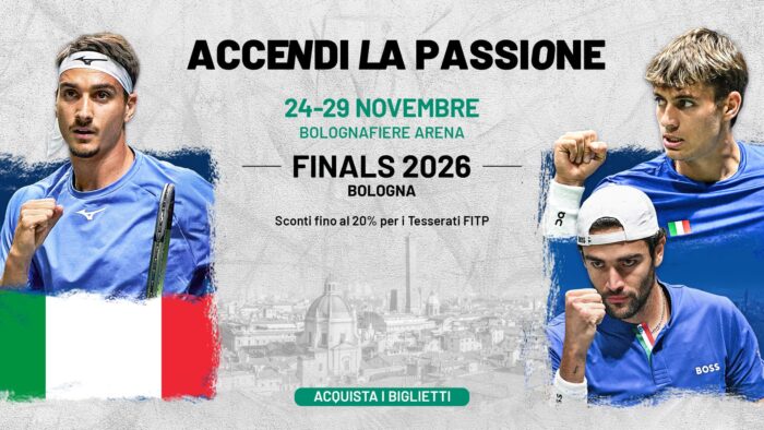 Ingressos para Copa Davis 2026 em Bolonha já à venda!