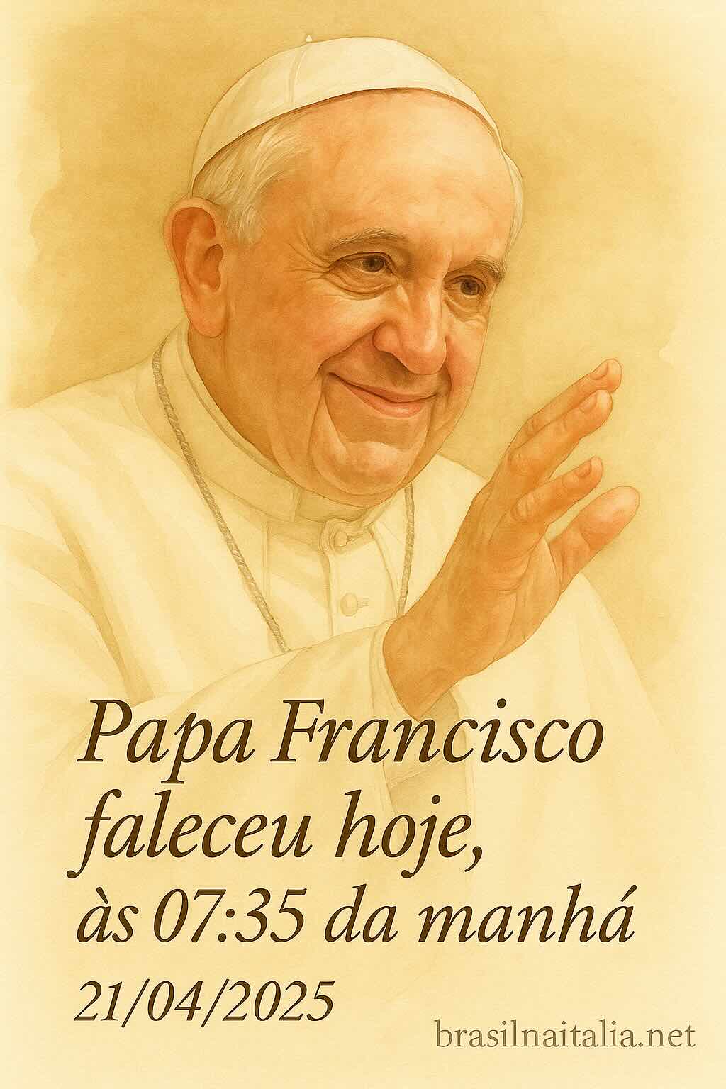 Papa Francisco morreu: o que acontece agora? Entenda o protocolo, os funerais e o Conclave 1 Papa Francisco morreu
